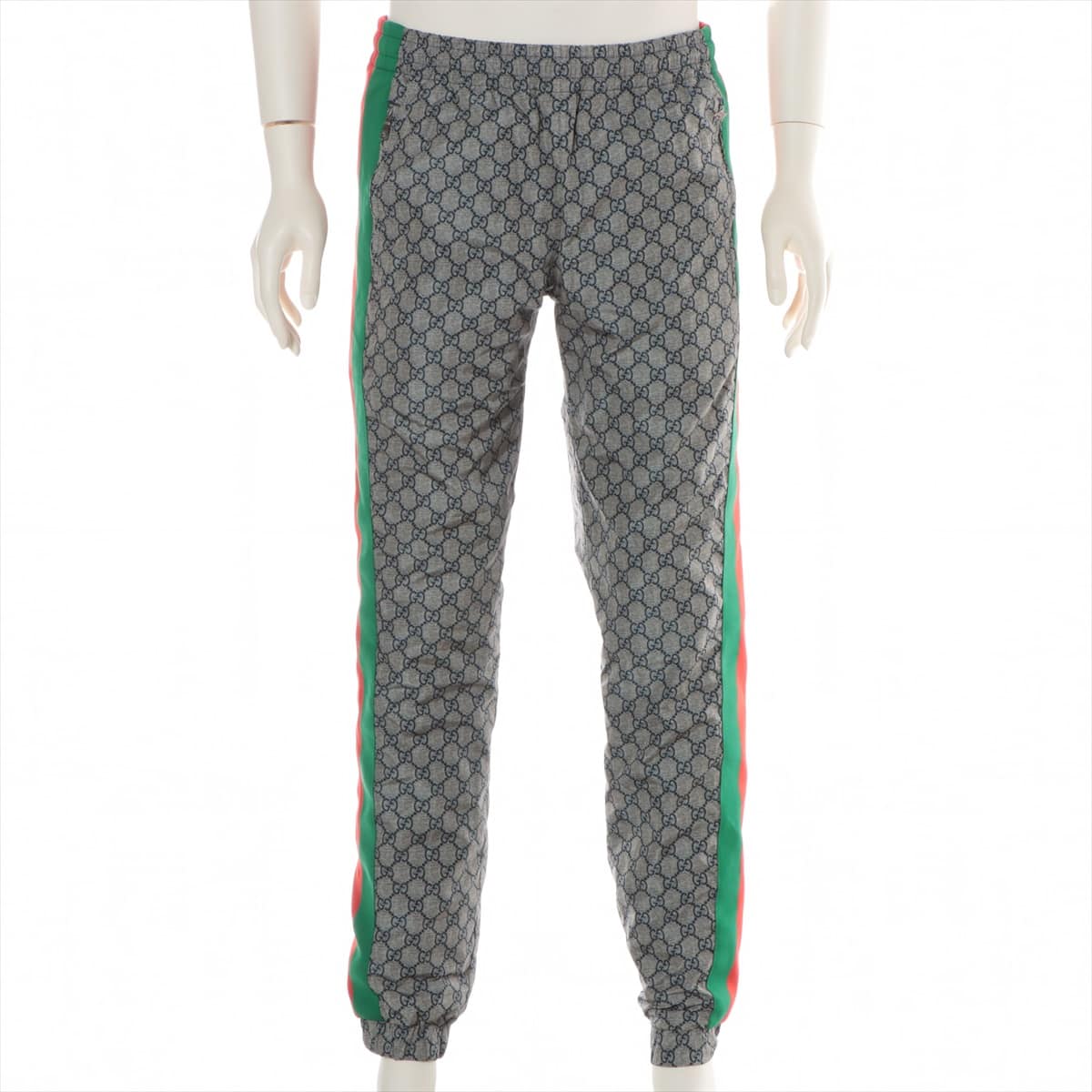 Gucci 19AW Nylon Track pants S Men's Navy blue  GG pattern