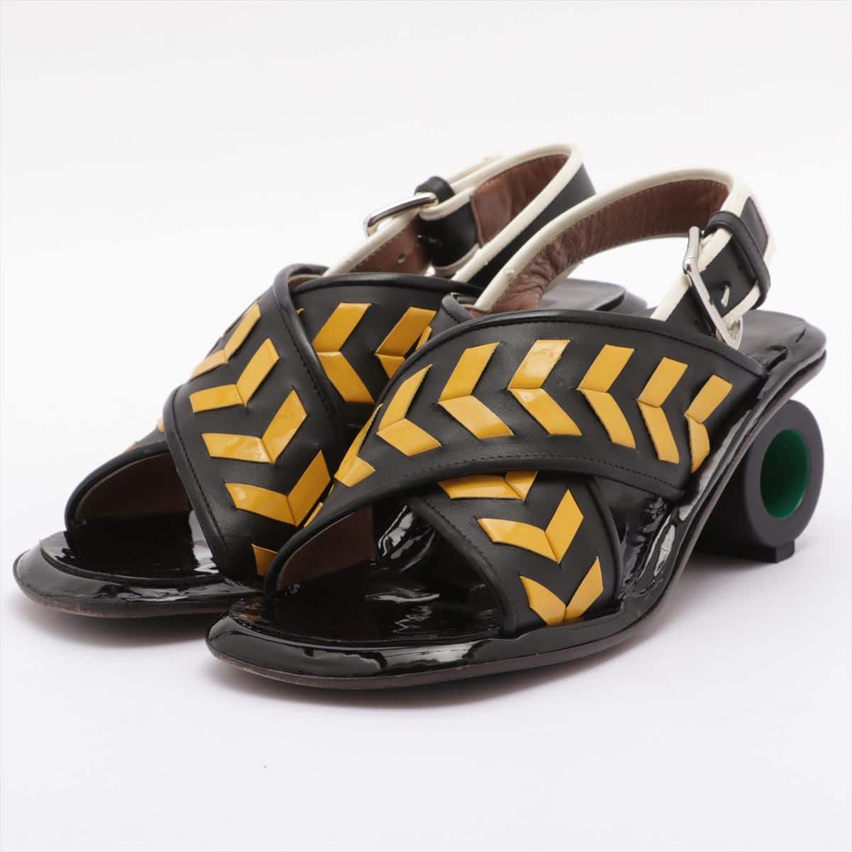 Marni Rubber Sandals 36 Ladies' Black