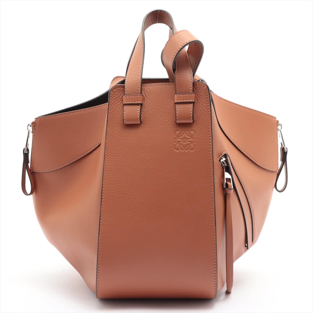 Loewe Hammock small Leather 2way shoulder bag Brown