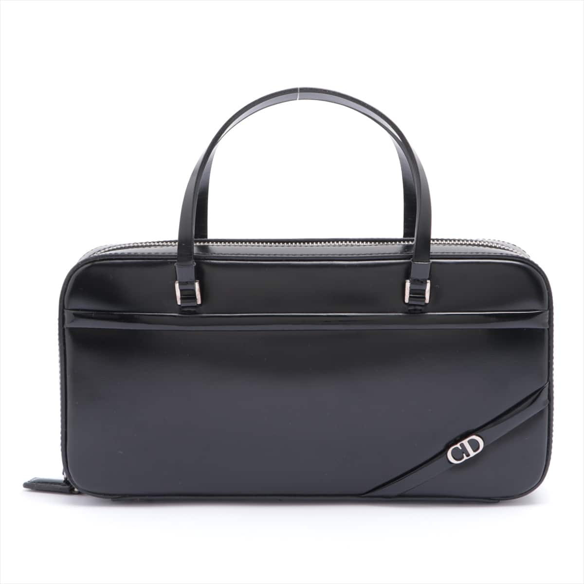 Christian Dior Leather Hand bag Black
