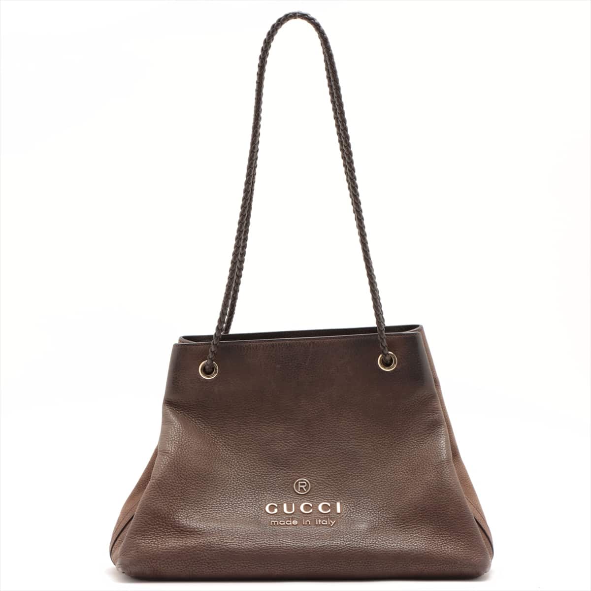 Gucci Leather Tote bag Brown 419689