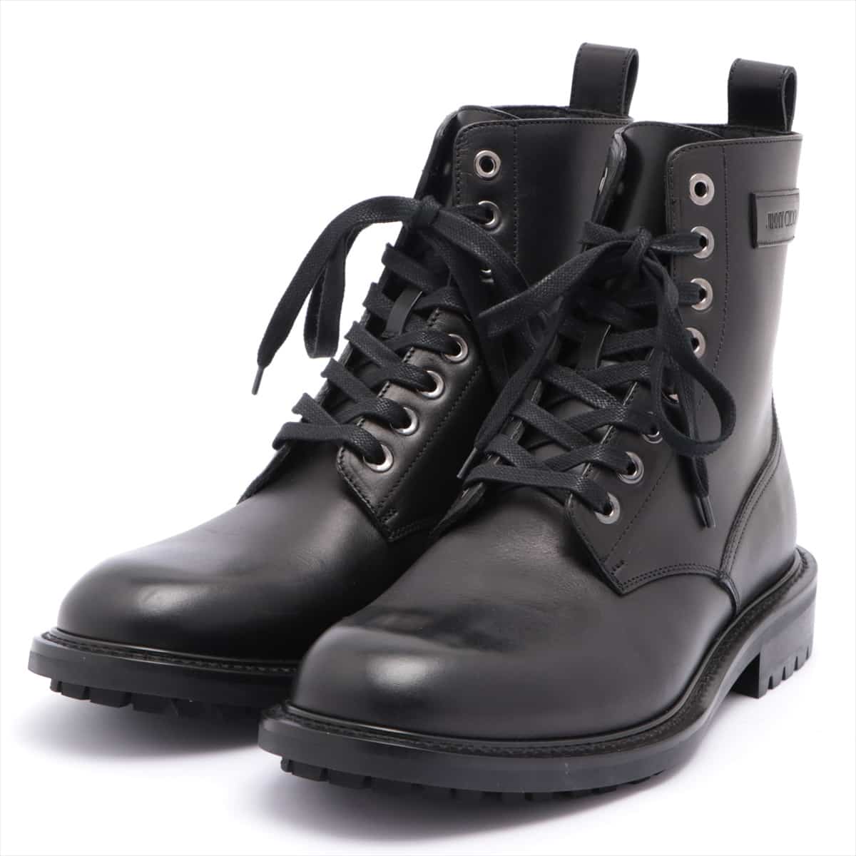 Jimmy Choo Leather Boots 43 Men's Black TURING