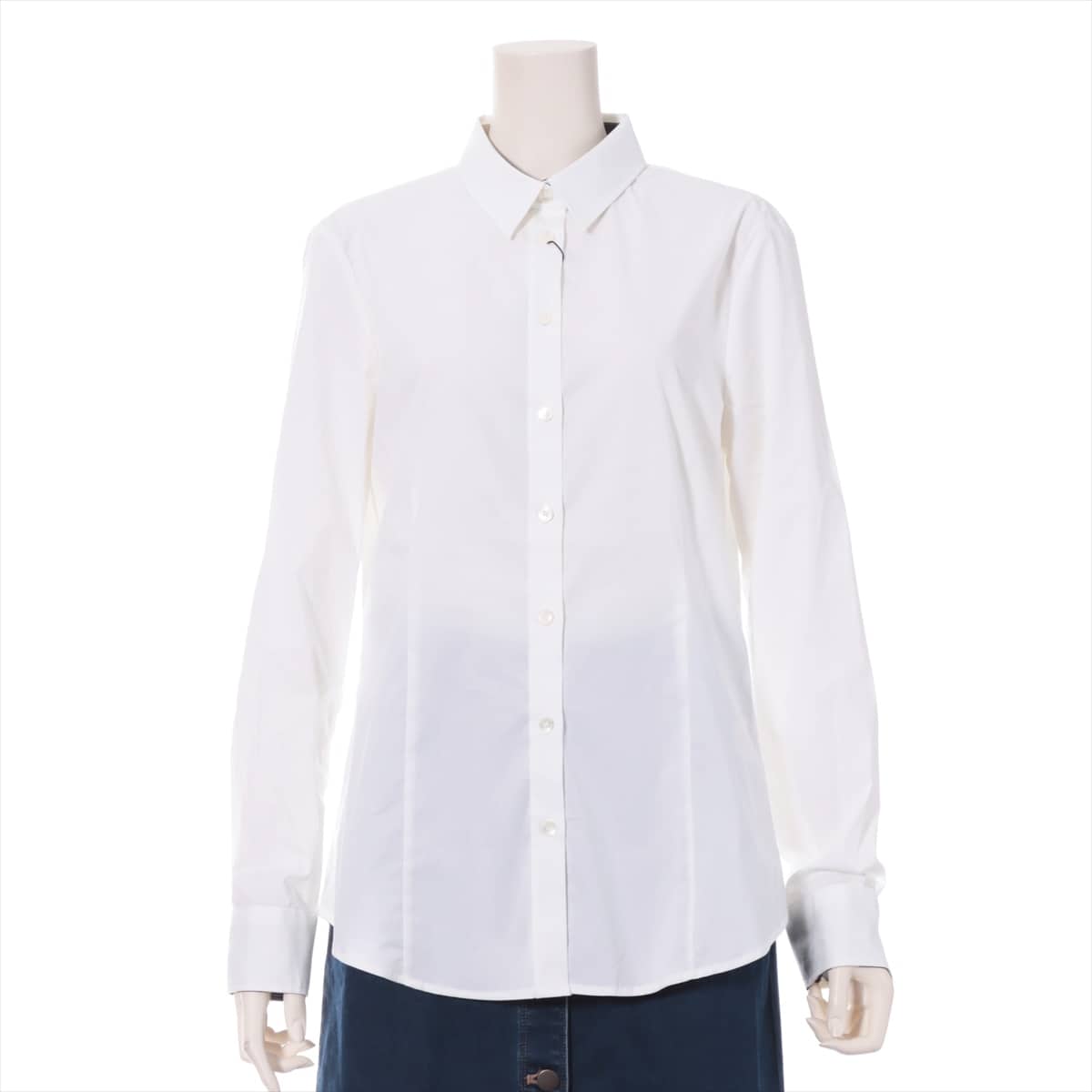 Burberry Cotton Shirt UK 10 Ladies' White