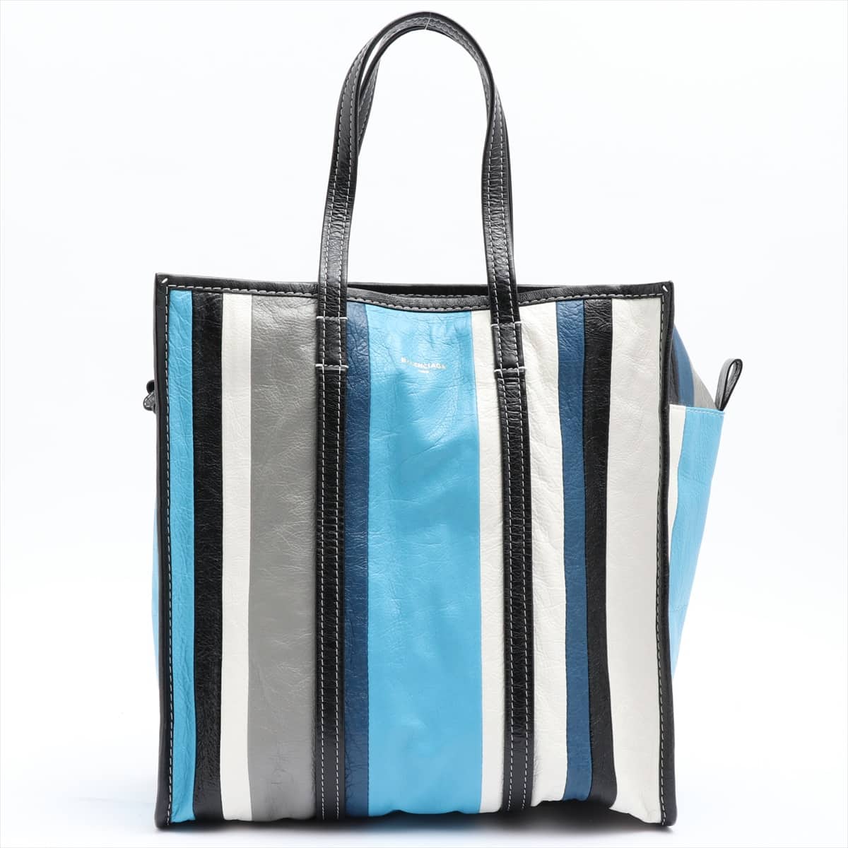 Balenciaga Bazaar Shopper Leather Tote bag Multicolor 443097