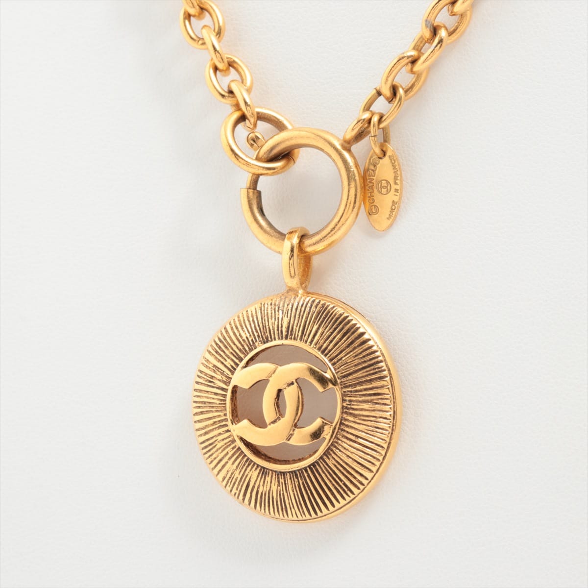 Chanel Coco Mark Necklace GP Gold