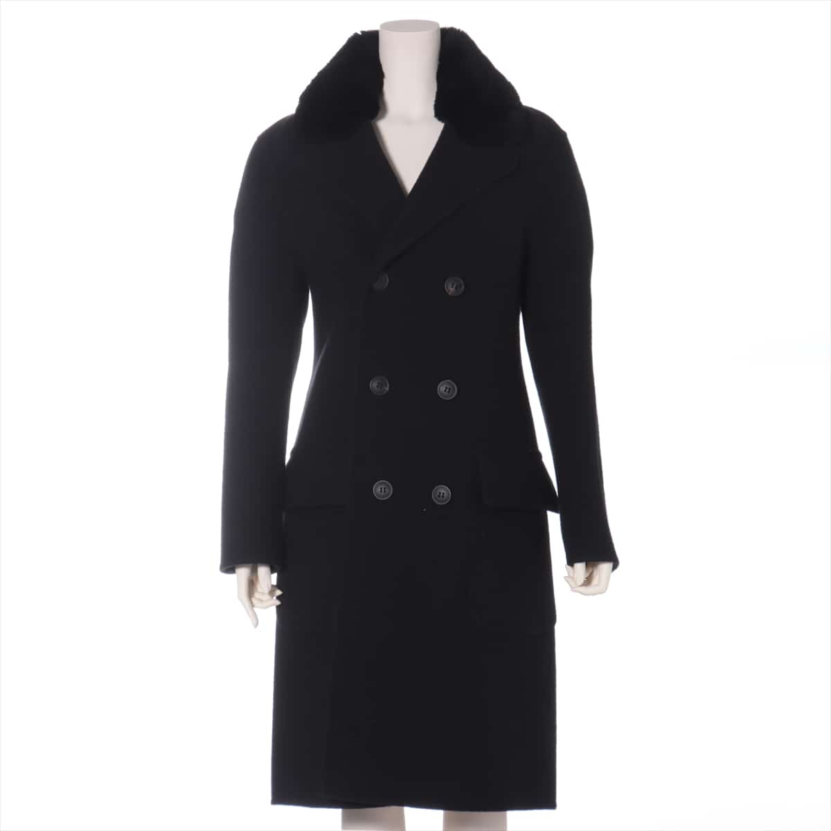 Burberry Prorsum Wool Pea coat 44 Ladies' Black