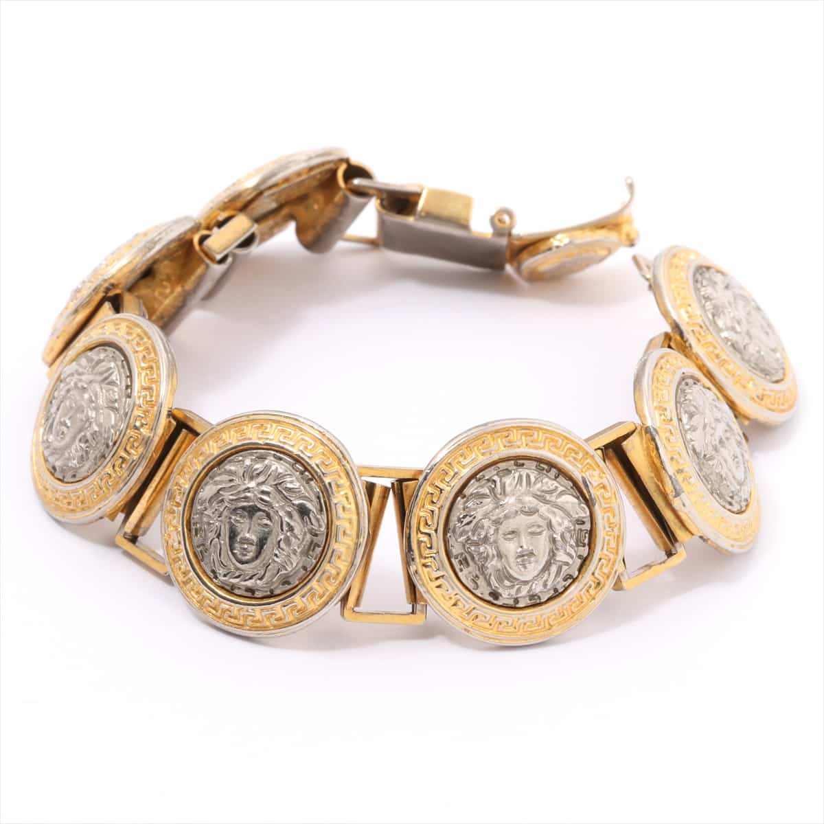 VERSACE Medusa Bracelet GP Gold × Silver