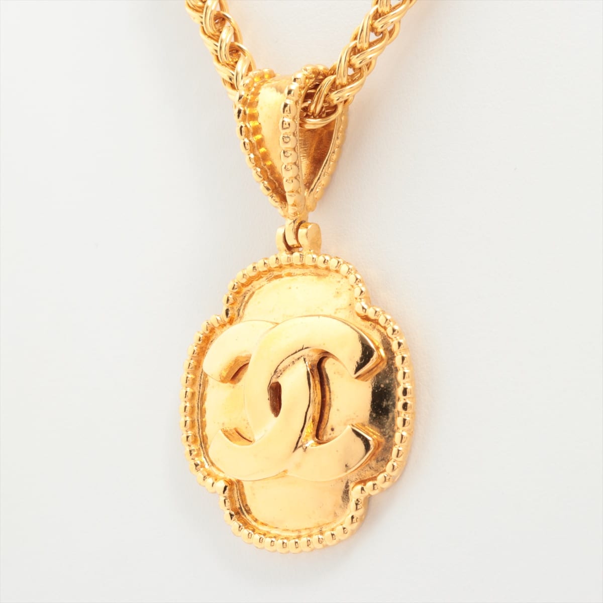 Chanel Coco Mark 96A Necklace GP Gold