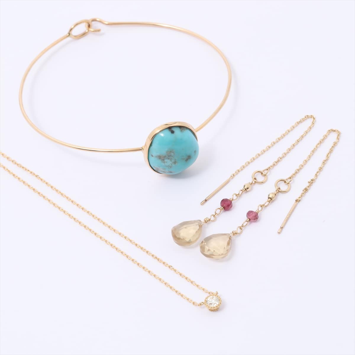 Aget Necklace Bracelet Piercing jewelry Set of 3