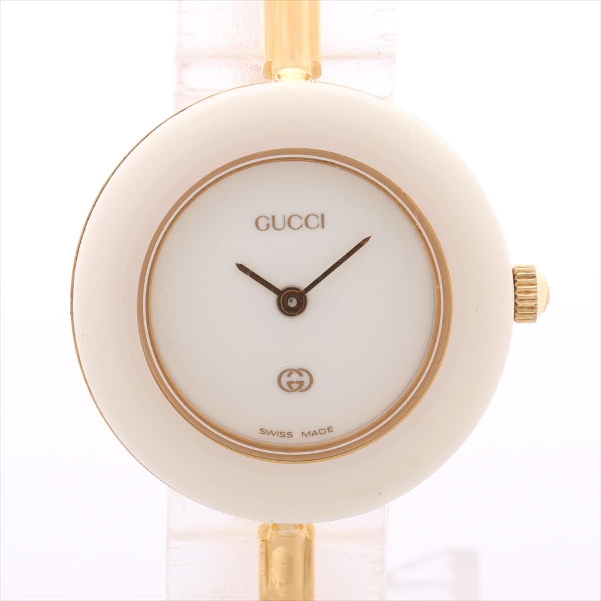 Gucci Bezel Watch 11/12 GP QZ White-Face Replacement bezel x 10