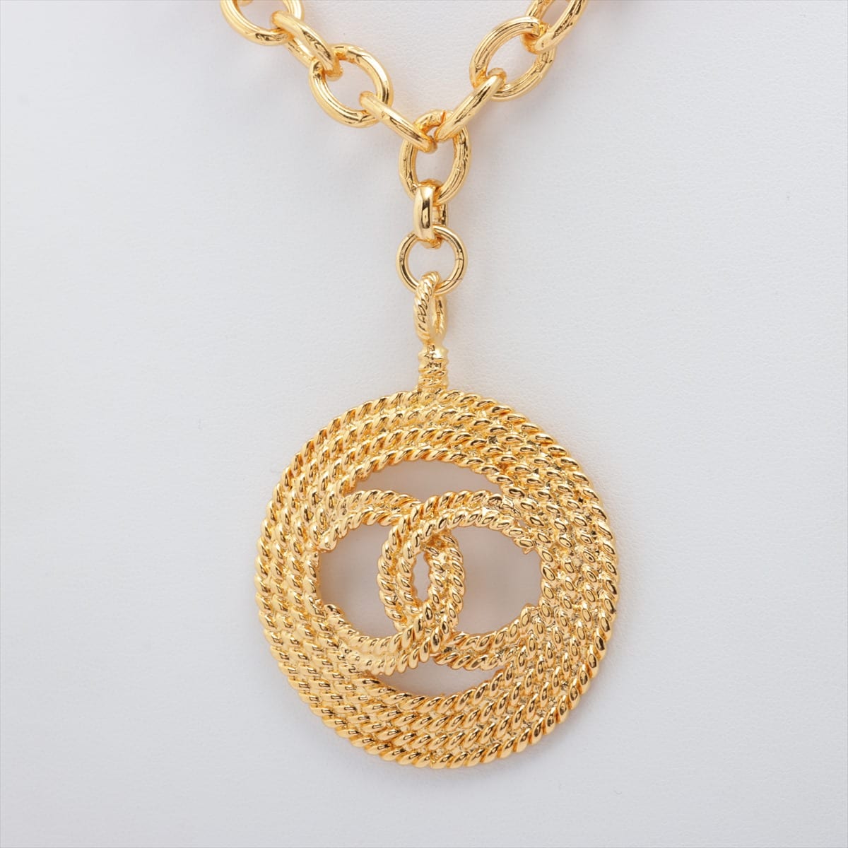 Chanel Coco Mark 2 8 Necklace GP Gold