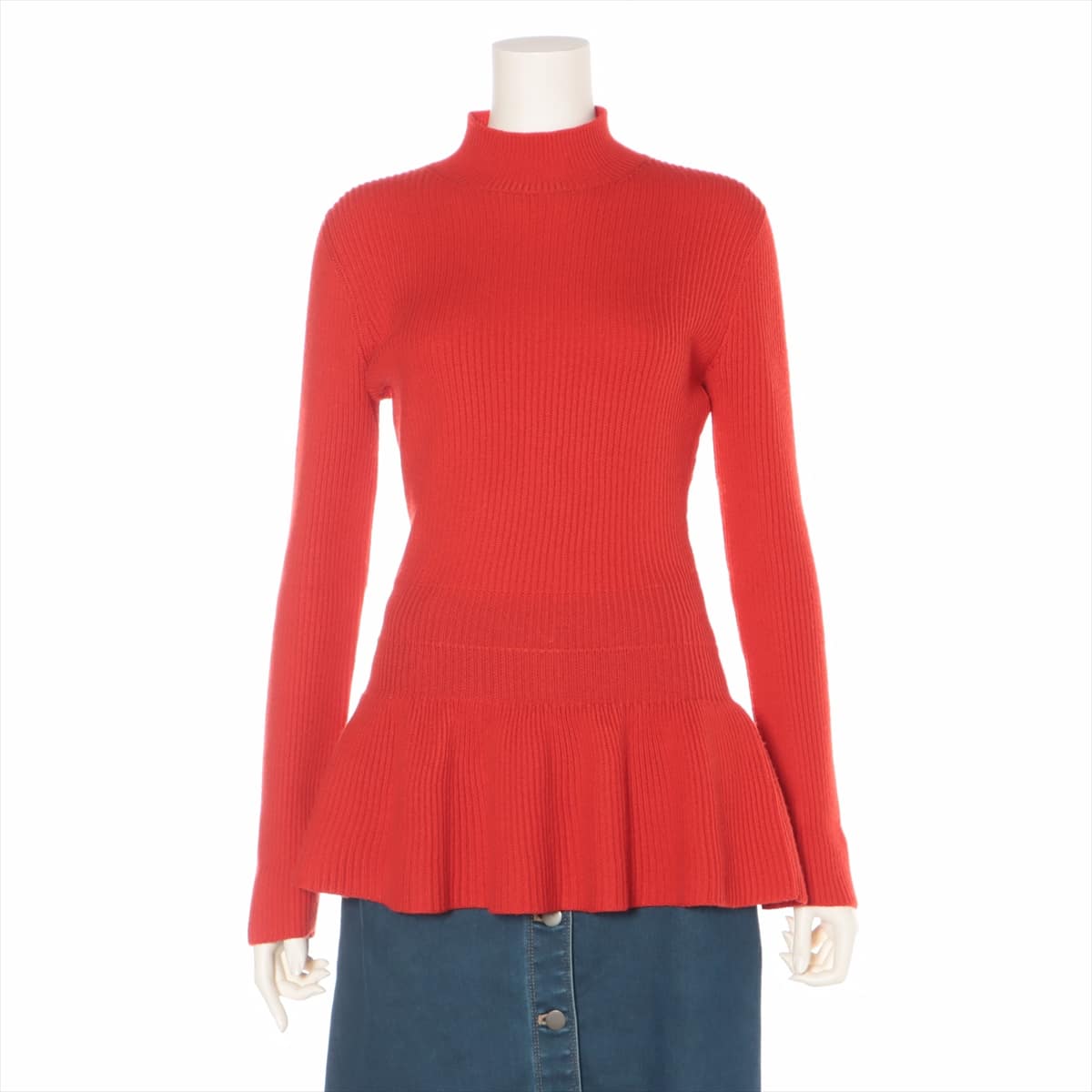 Christian Dior Wool Knit 38 Ladies' Red