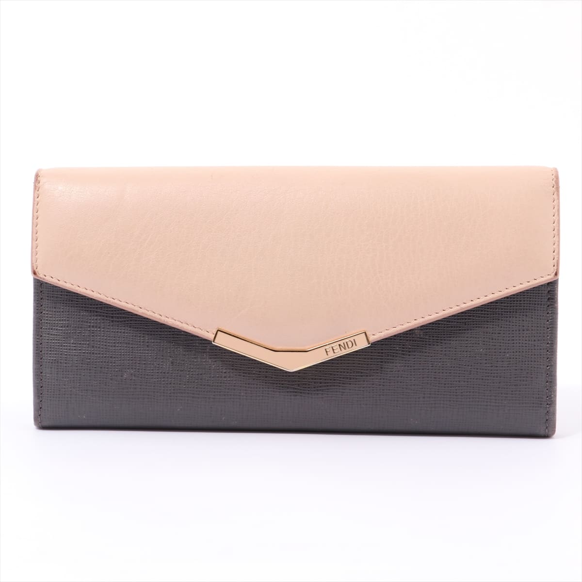 Fendi Toujour 8M0306 Leather Wallet Grey