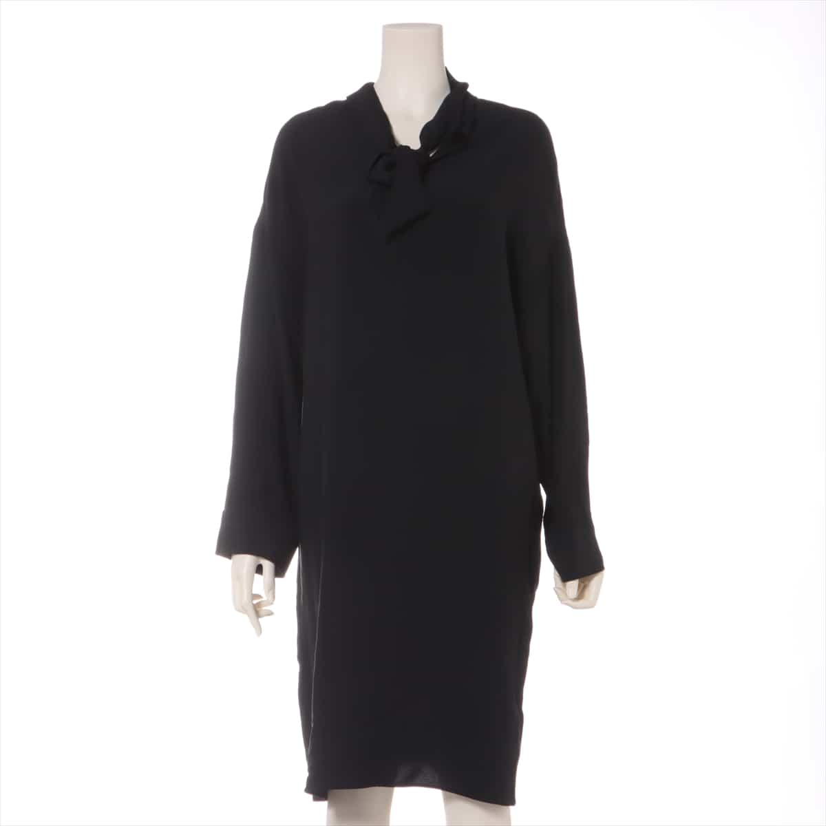 Hermès Silk Dress 36 Ladies' Black