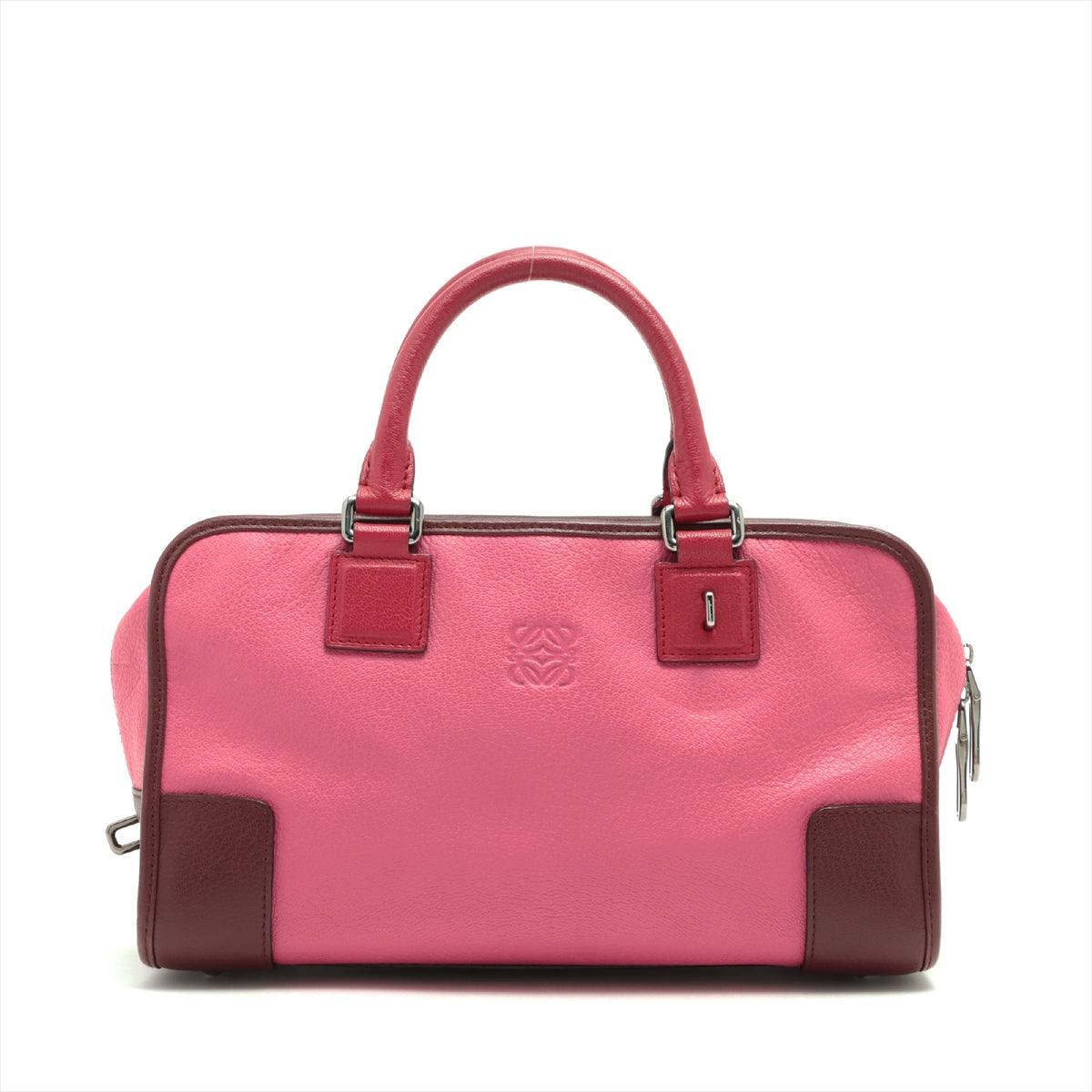 Loewe Amazona 28 Leather Hand bag Pink