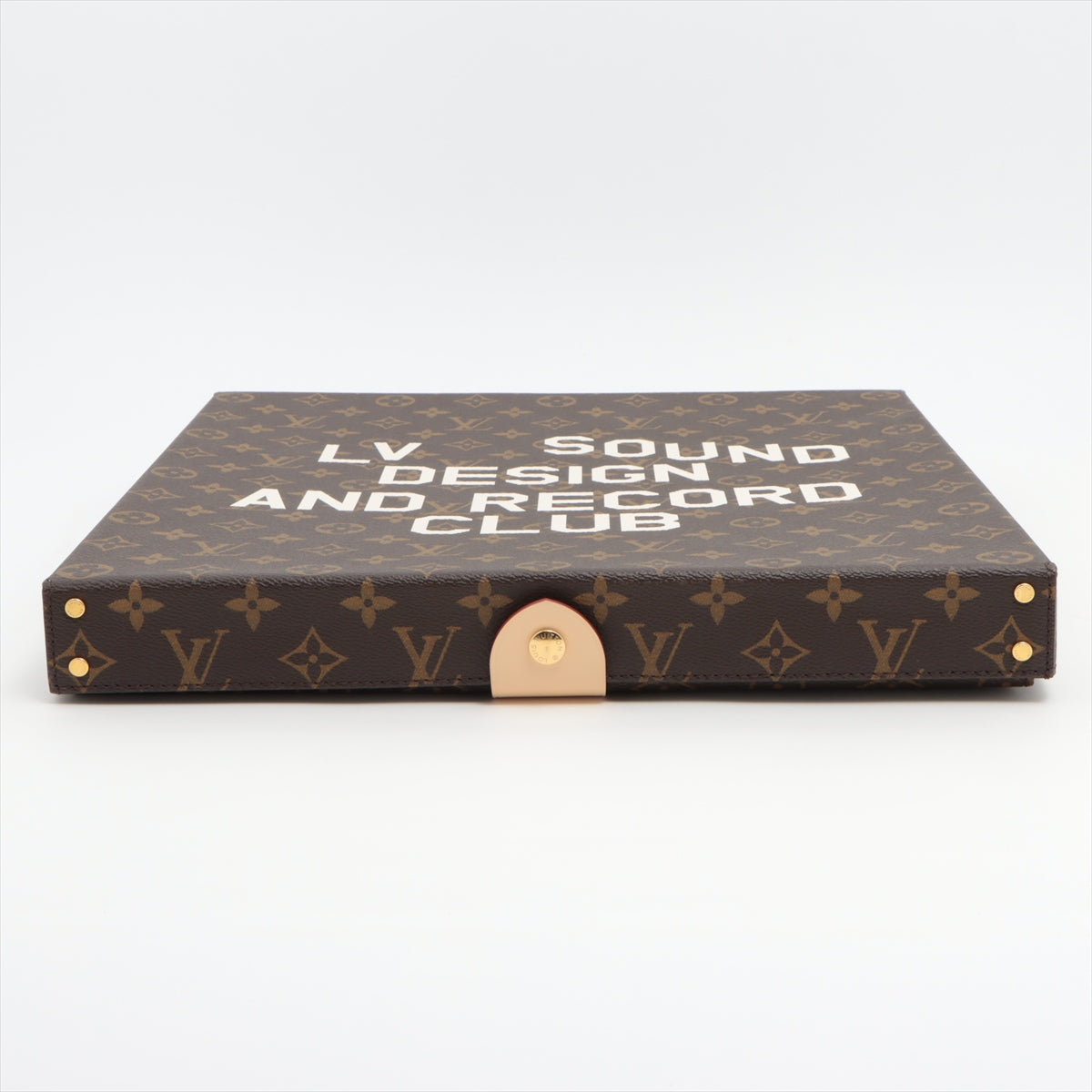 Louis Vuitton GI0634 pizza box Other PVC & leather Brown 2021 Monogram  record case