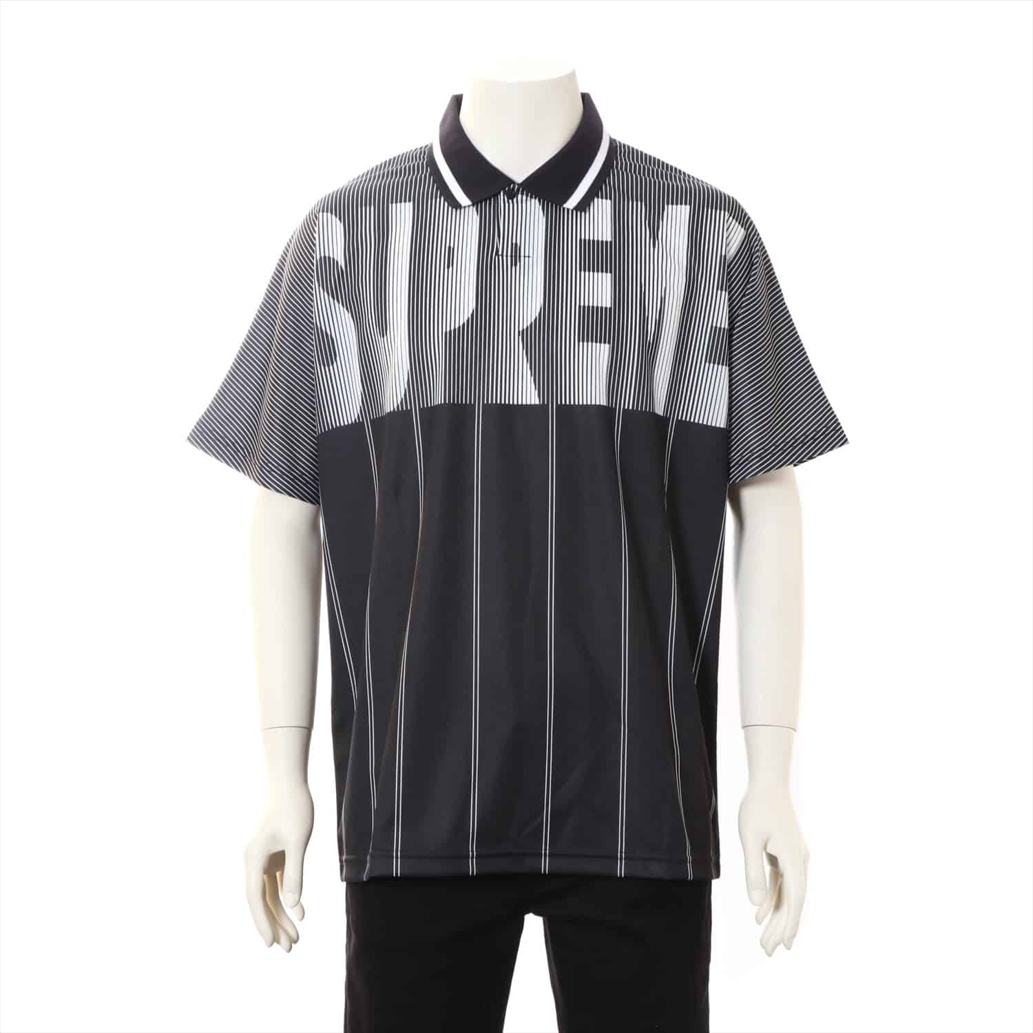 Supreme Polyester Polo shirt L Men's Black