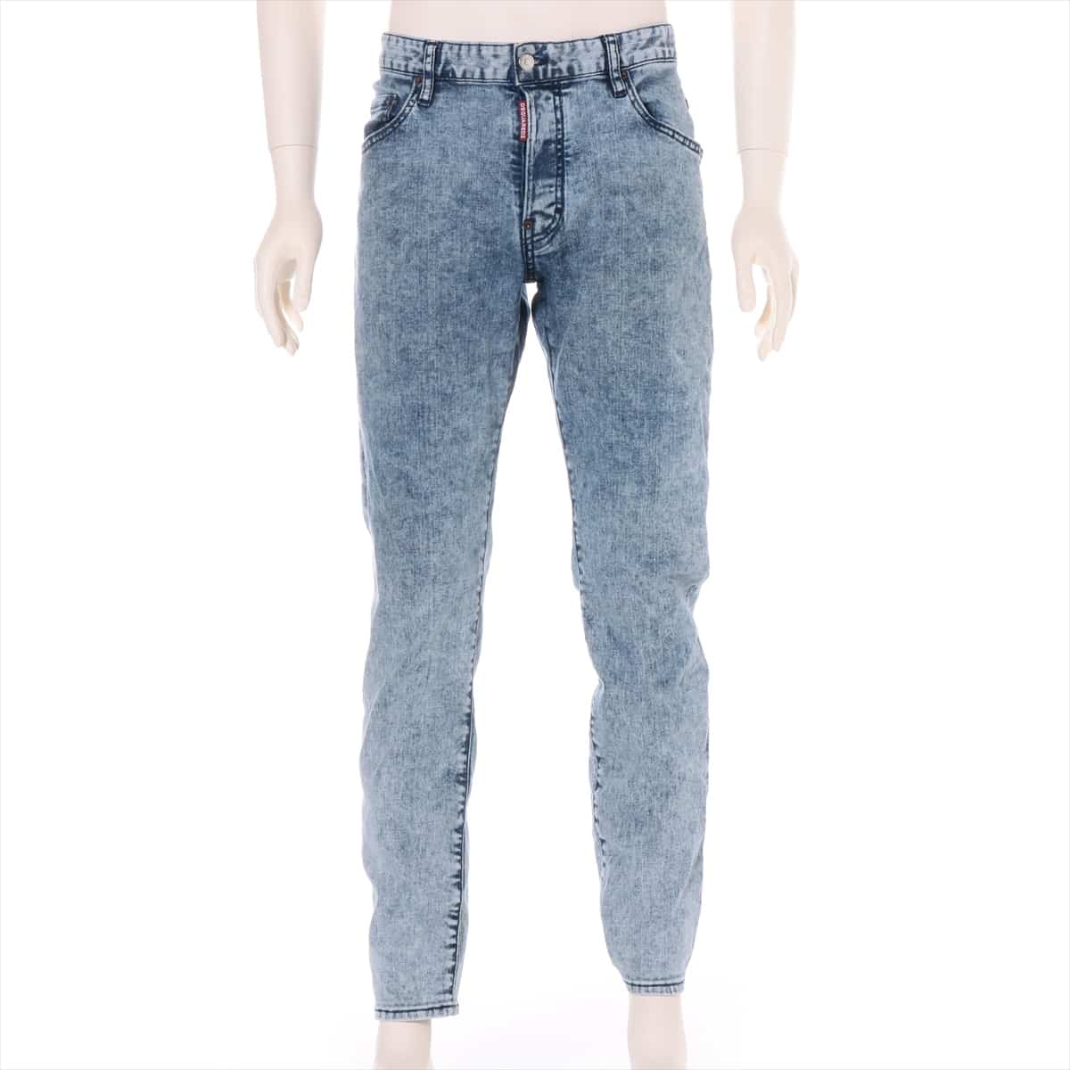 Dsquared² Cotton Denim pants 52 Men's Blue  skater jean Wash processing