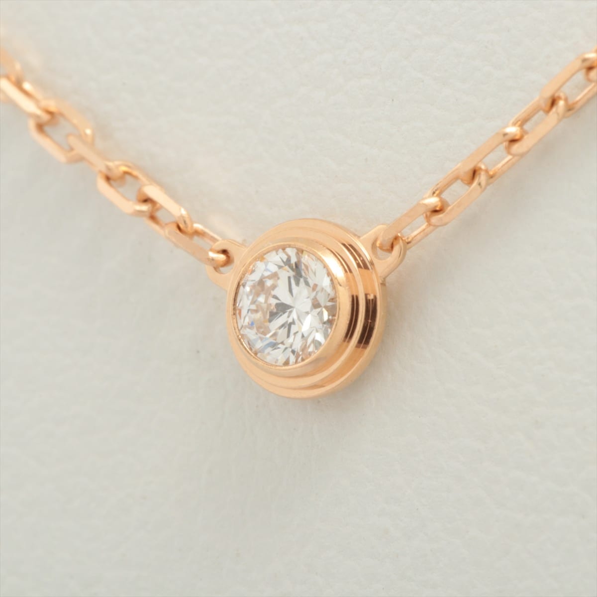 Cartier Damenuhr SM diamond Necklace 750(PG) 2.7g
