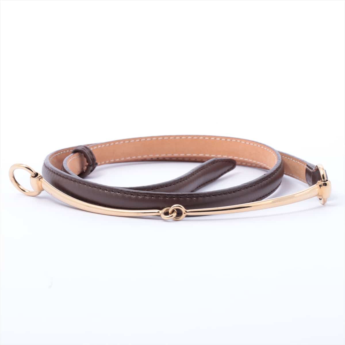Gucci Horsebit Belt 75/30 Leather Brown