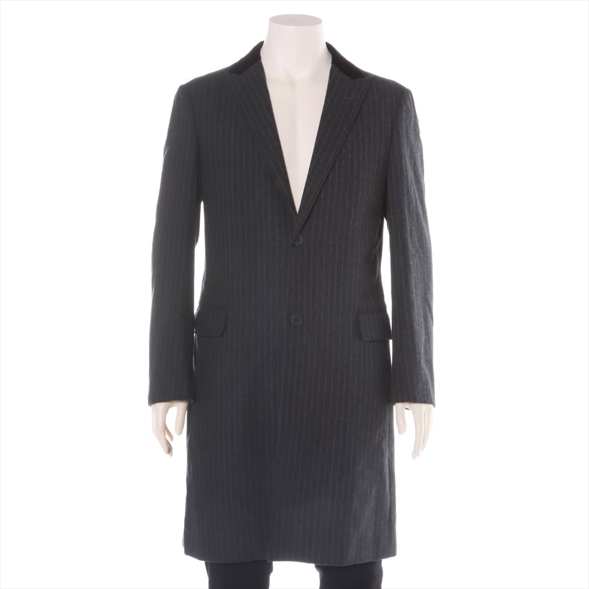 BURBERRY BLACK LABEL Wool Chester coat L Men's Grey