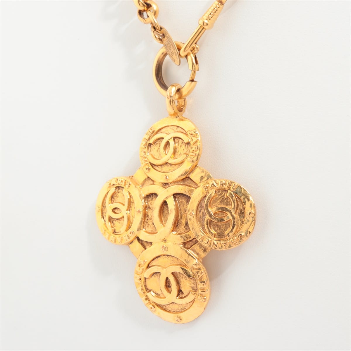 Chanel Coco Mark 2 8 Necklace GP Gold