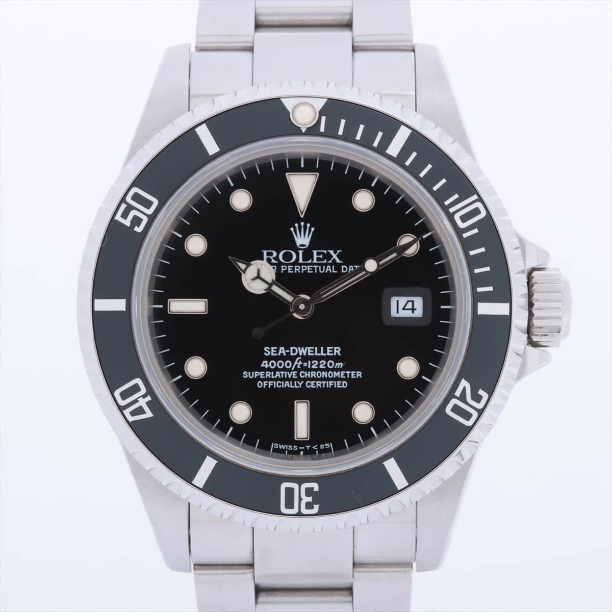 Rolex Sea-Dweller 16600 SS AT Black-Face Extra Link 1