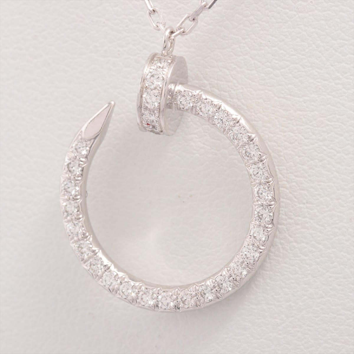 Cartier Juste un Clou diamond Necklace 750(WG) 5.6g