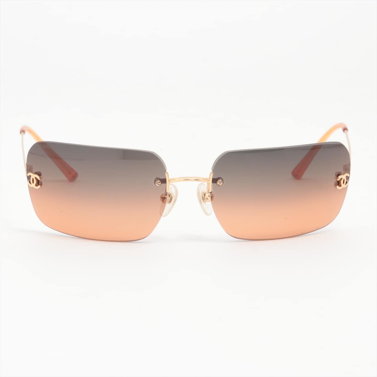 Chanel 4017 Coco Mark Sunglasses Plastic Brown