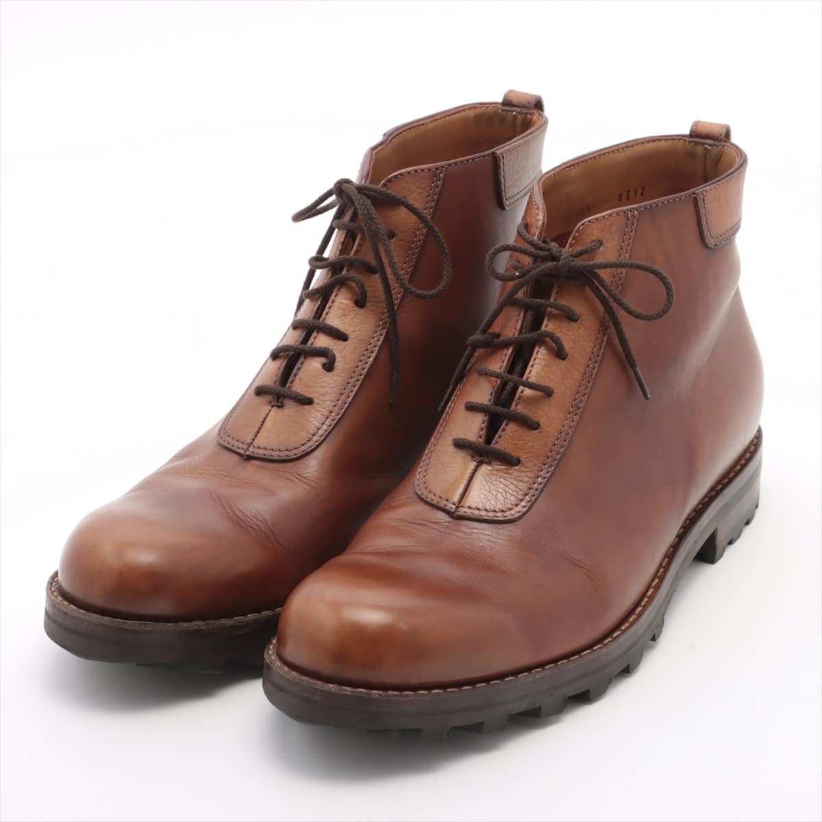 Berluti Leather Short Boots 9.5 Men's Brown 0592