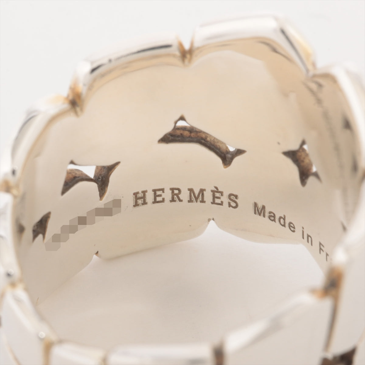 Hermès Niloticus Eclat rings 54 925 11.3g Silver