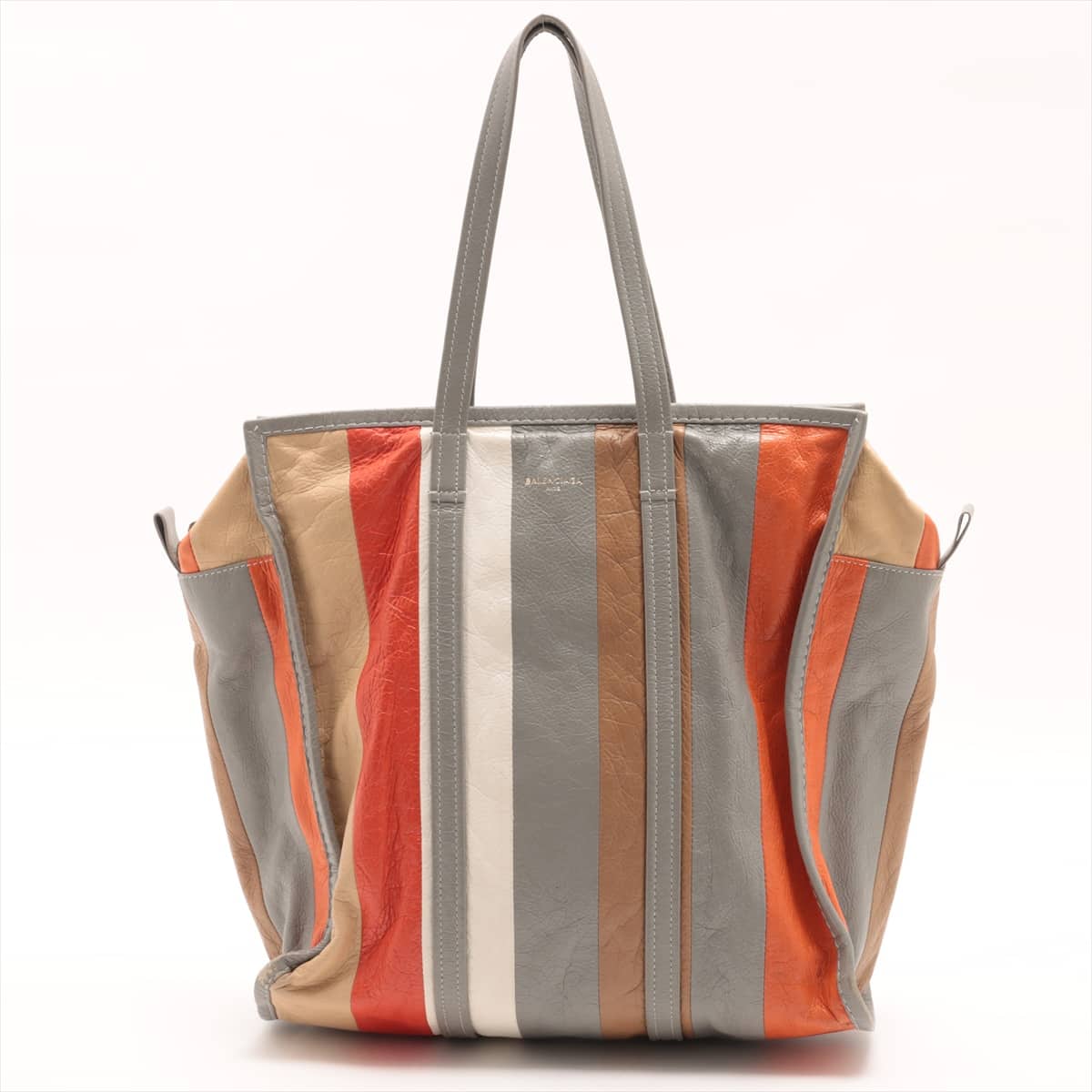 Balenciaga Bazaar Shopper M Leather Tote bag Multicolor 443097
