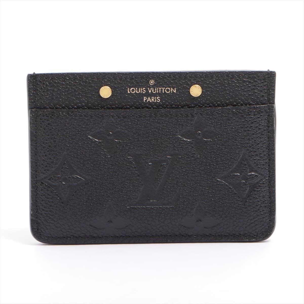 Louis Vuitton Monogramme Anplant Porte Cartes Sampur M69171 Noir Card Case