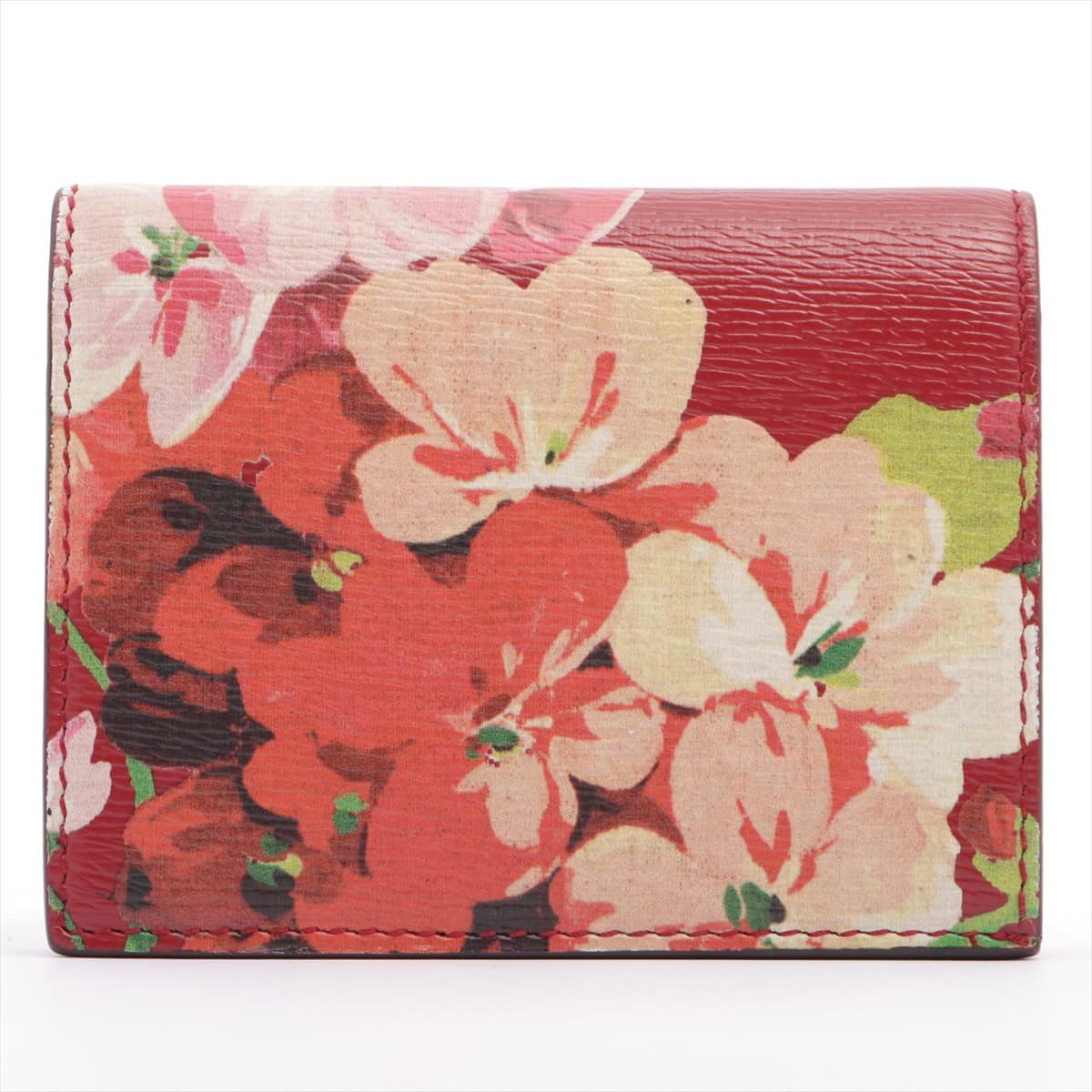 Gucci GG flora 410120 Leather Wallet Red