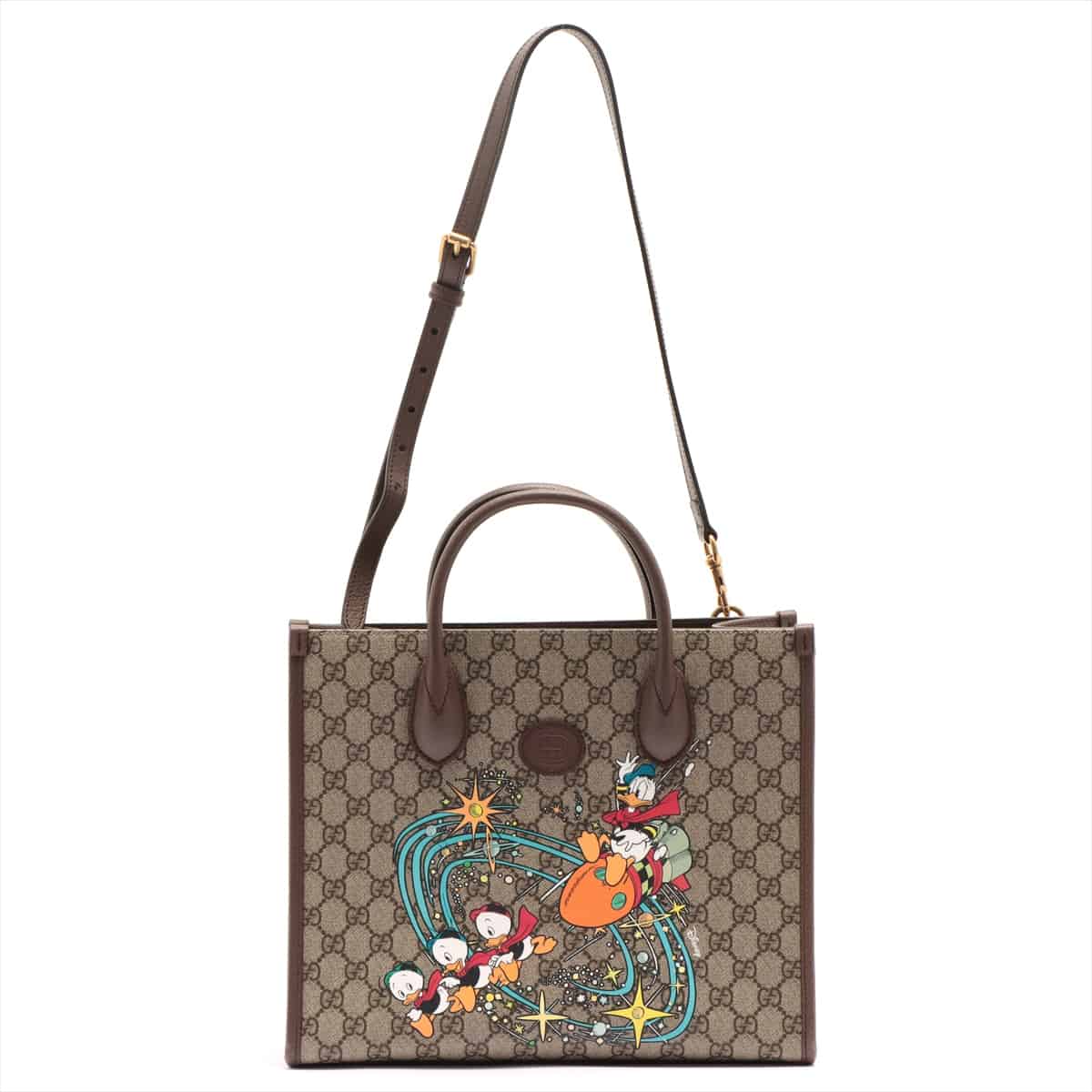 Gucci Disney Collabo 2 way tote bag Brown 648134