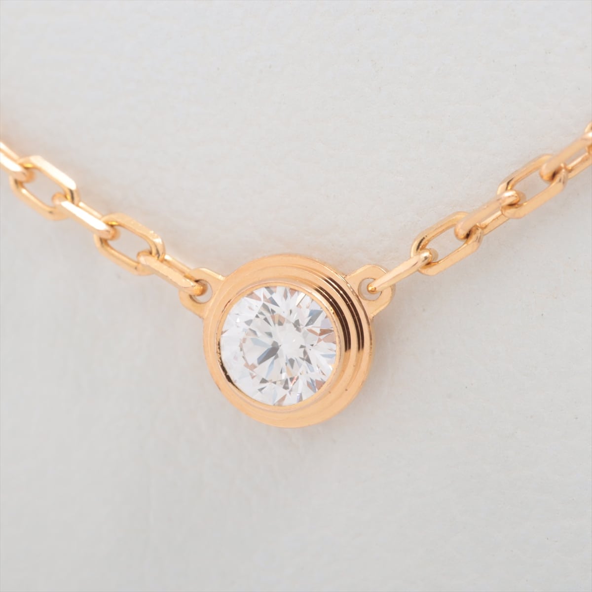 Cartier Damenuhr SM diamond Necklace 750(PG) 2.8g
