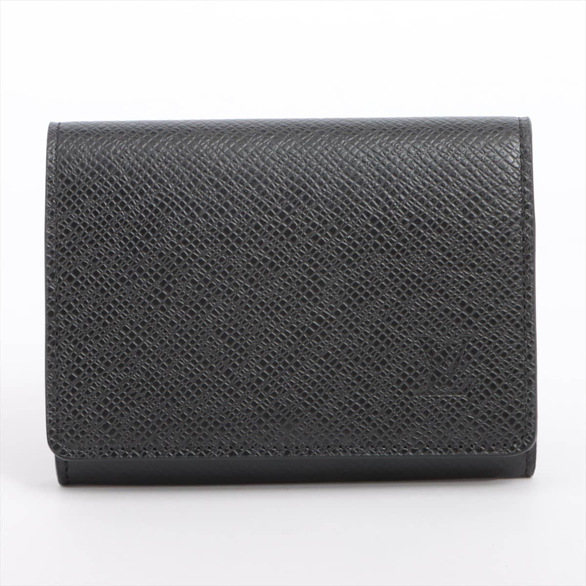 Louis Vuitton Taiga Annveloop Cult de visite M64595 Black Card Case