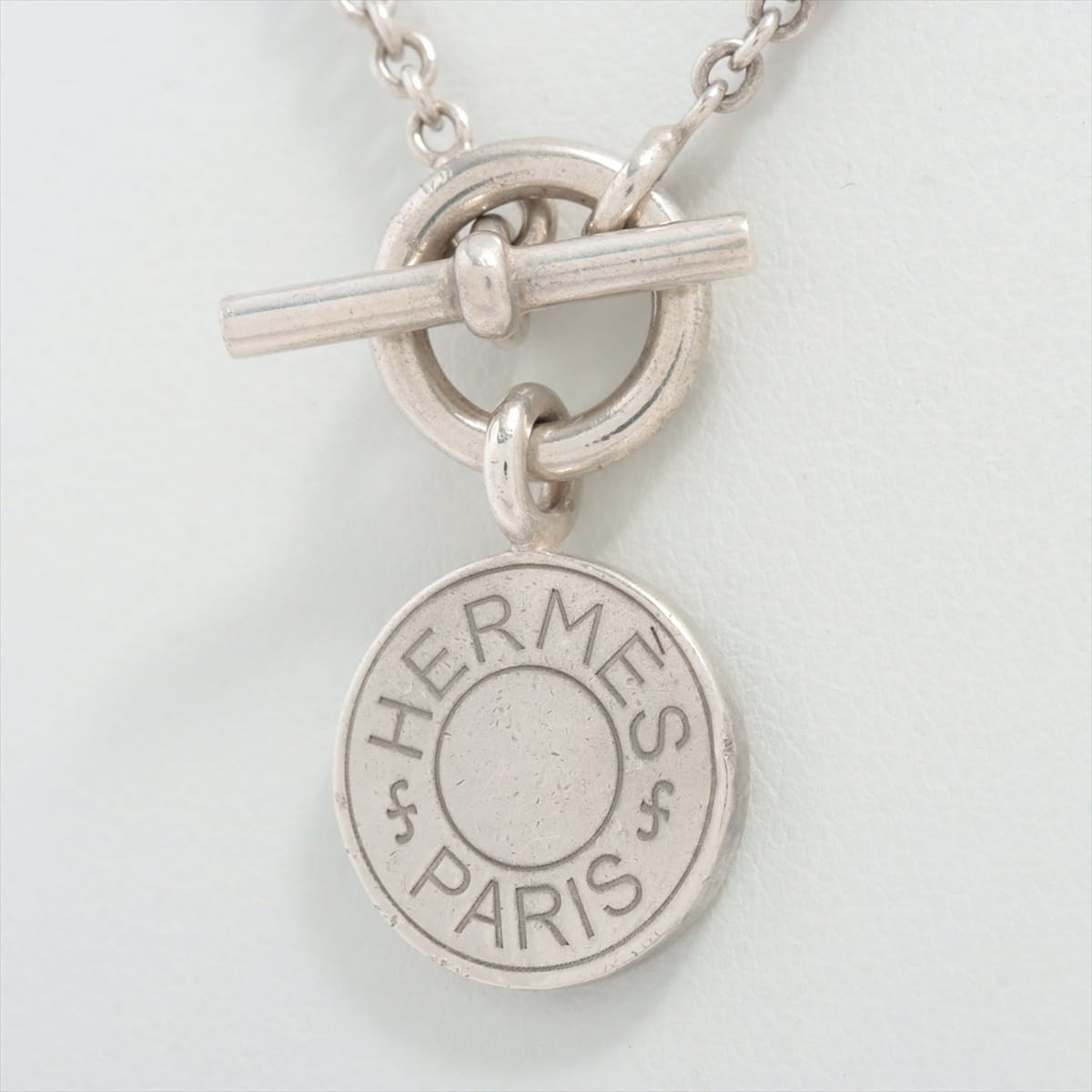 Hermès Serie Lariat necklace 925 9.3g Silver