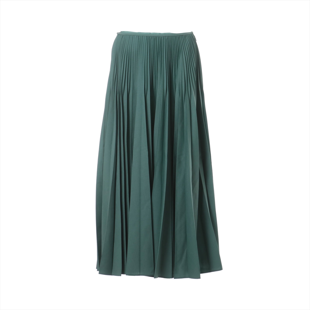 Fendi 19-year Wool & Mohair Skirt 40 Ladies' Green  FQ7073 Pleats