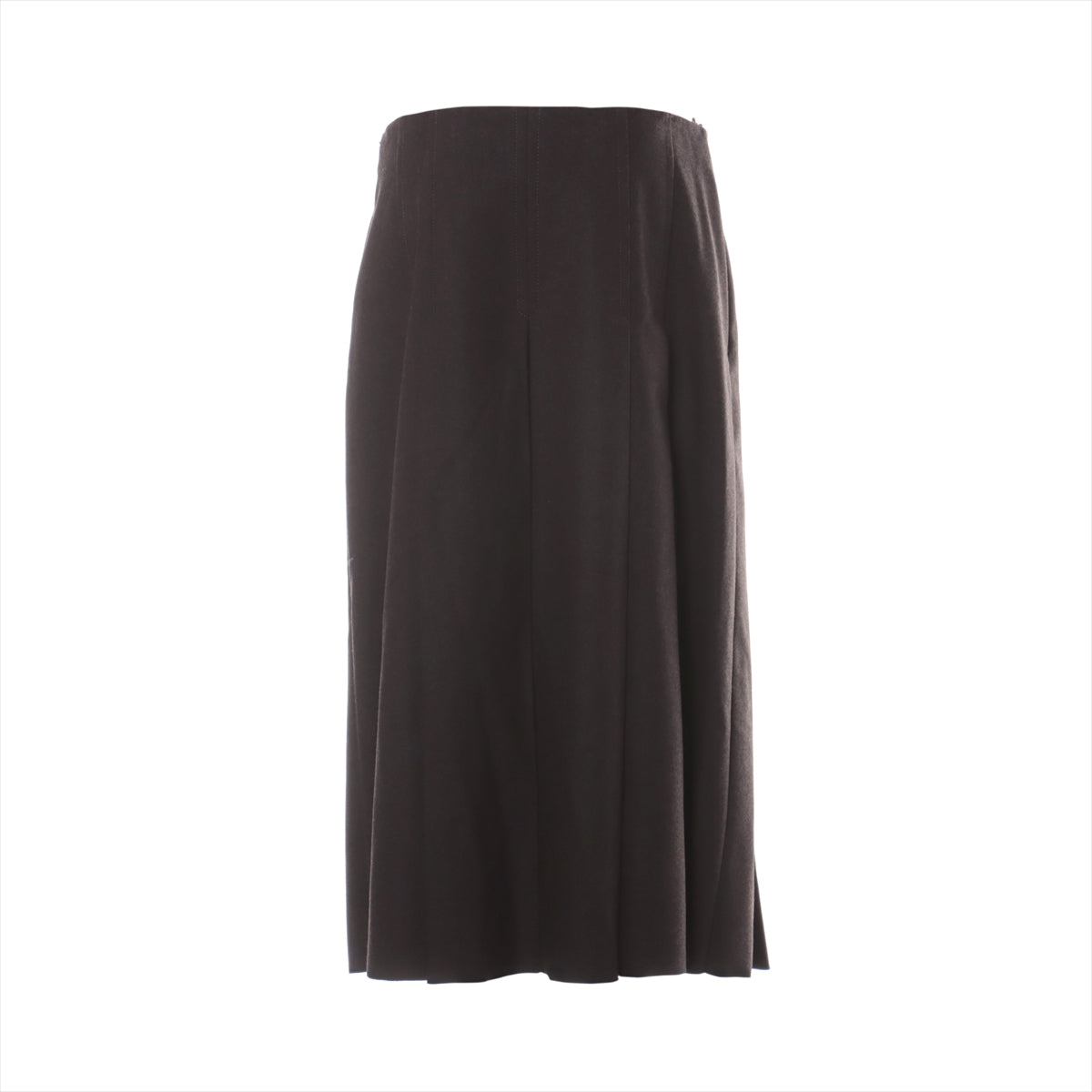 Fendi 20 years Wool & Cashmere Skirt 40 Ladies' Brown  FQ7167