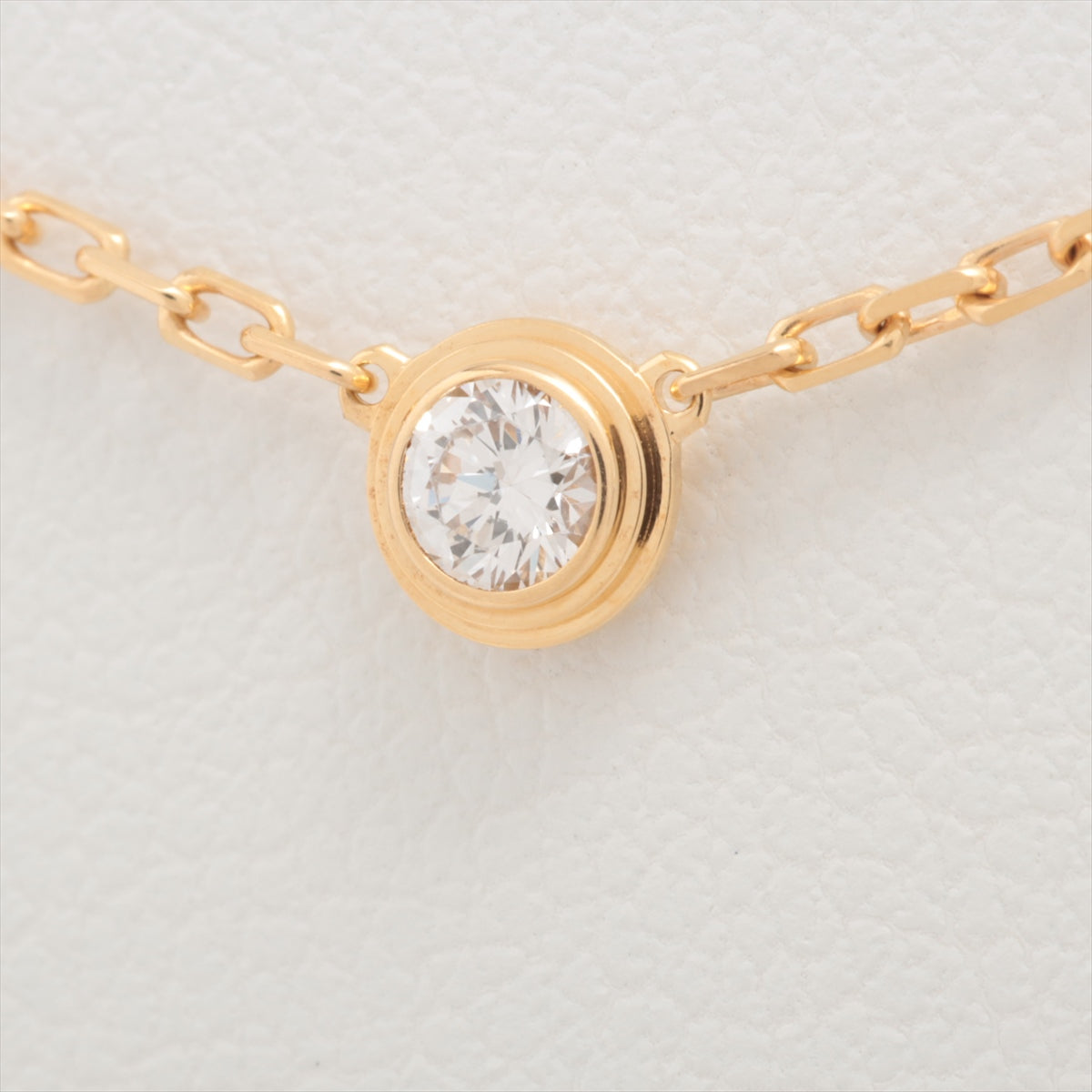 Cartier Damenuhr SM diamond Necklace 750(YG) 2.8g