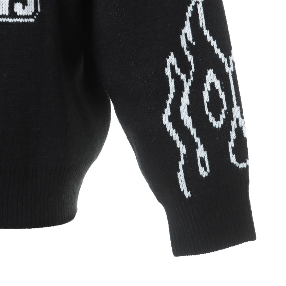 Supreme x Vanson 22SS Acrylic Knit M Men's Black  Leathers Sweater