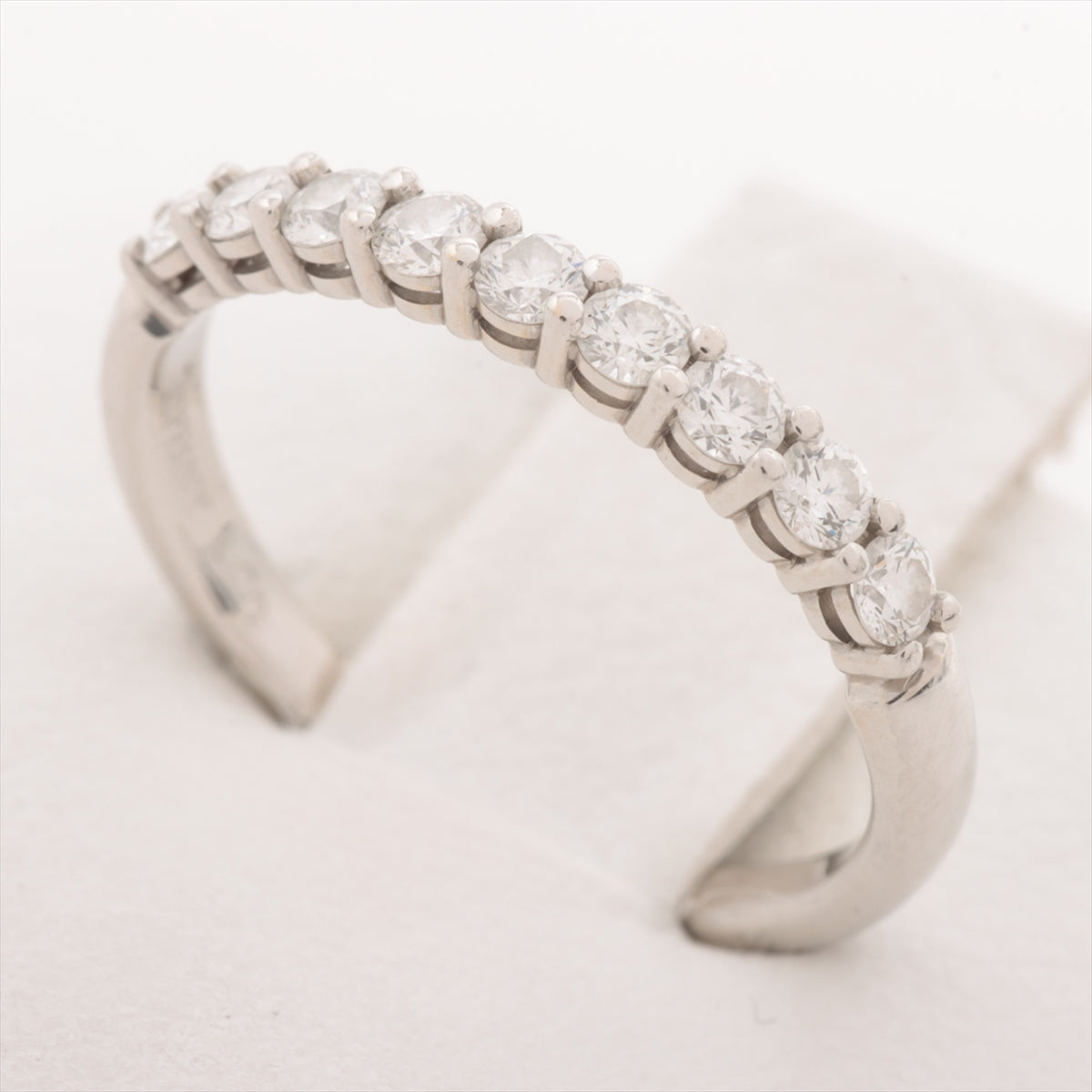 Tiffany Embrace diamond rings Pt950 2.4g