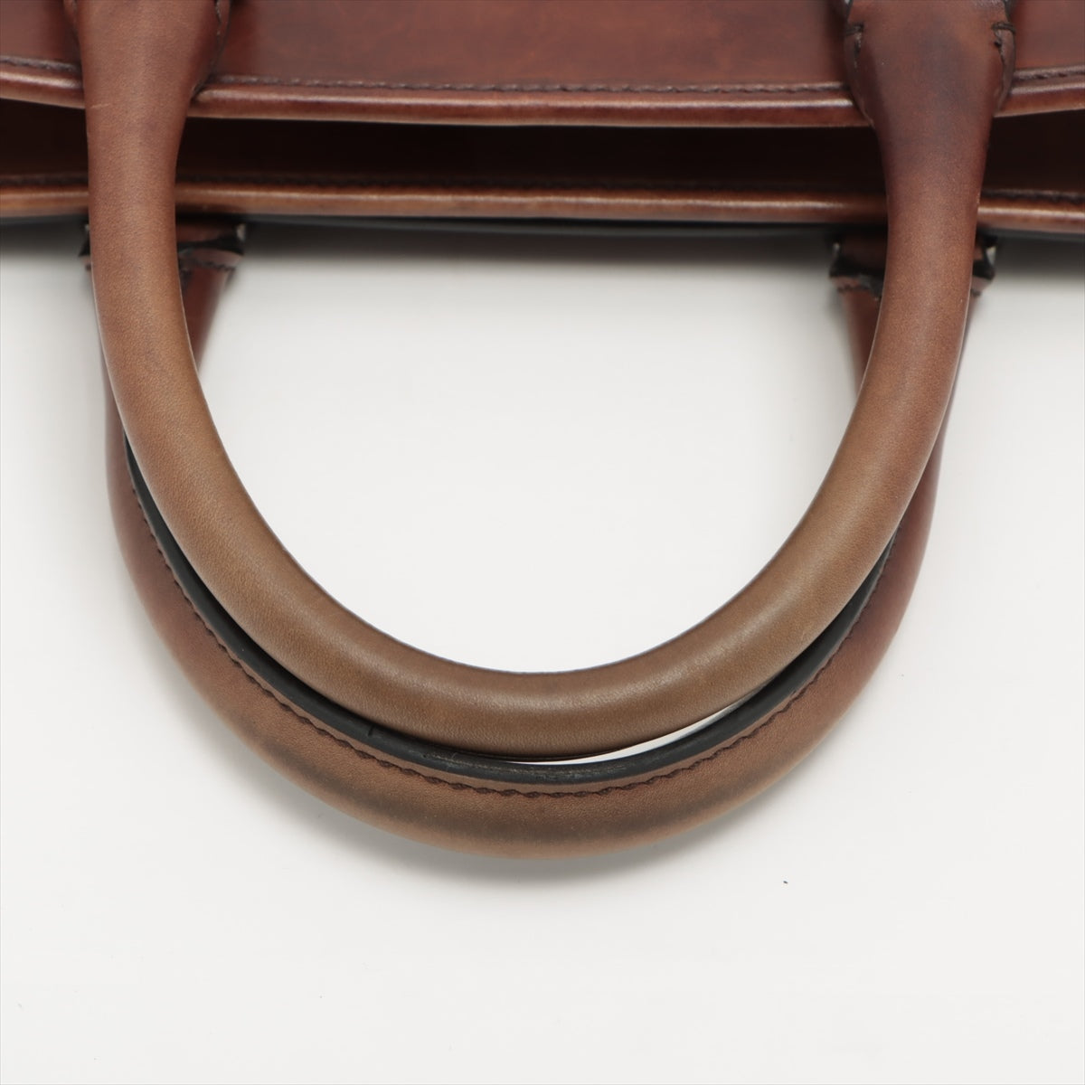 Berluti Calligraphy Un Jour Gulliver Leather Business bag Brown