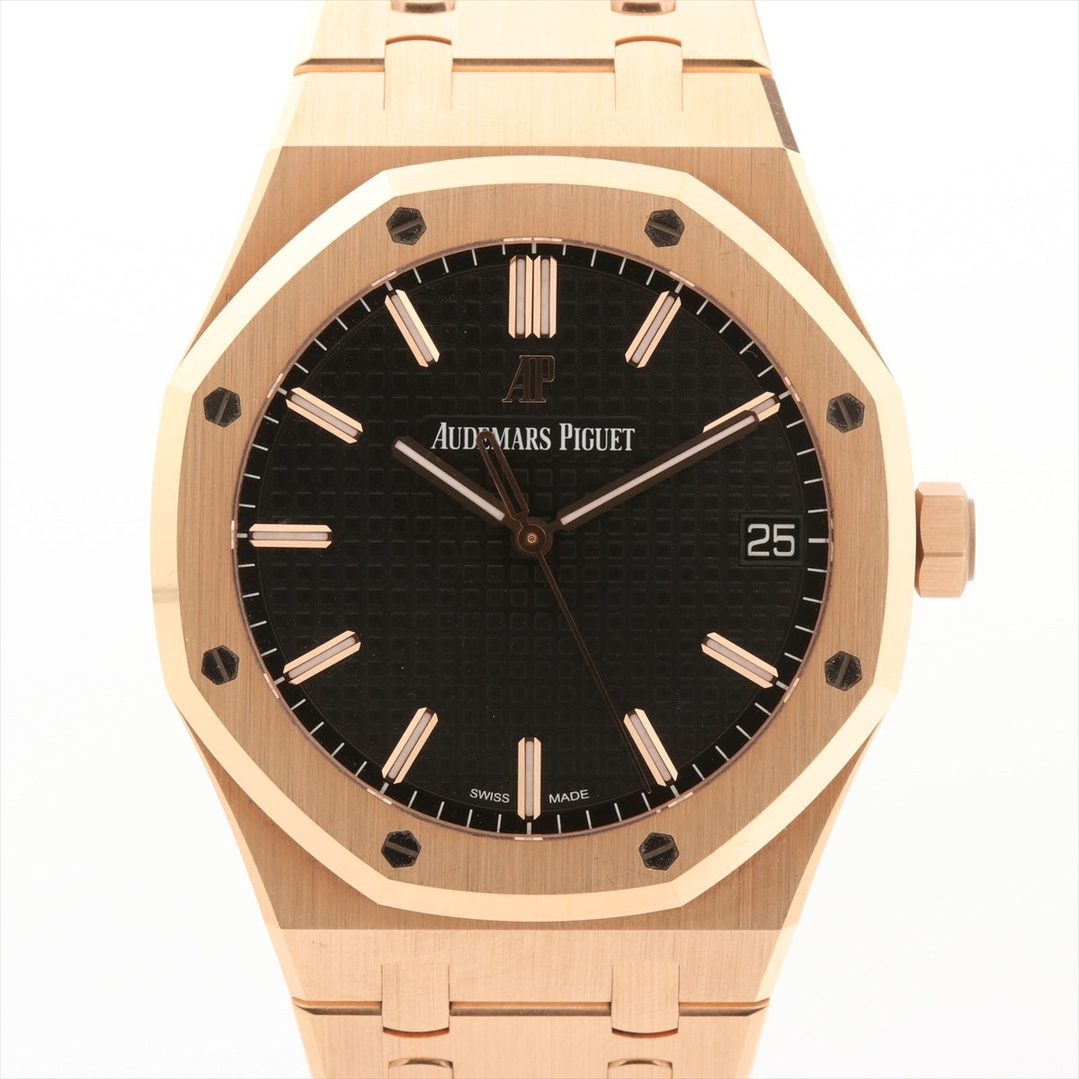Audemars Piguet Royal Oak 15500OR.OO.1220OR.01 PG AT Black-Face Extra Link 1 Comes with a separate model box