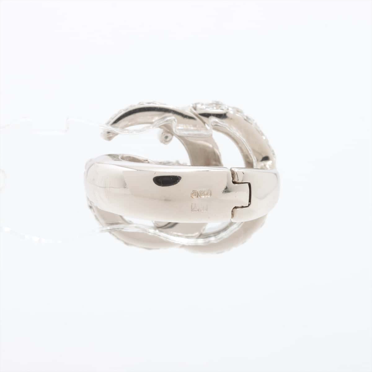 Gucci Double G diamond Ear Cuff 750(WG) 3.2g