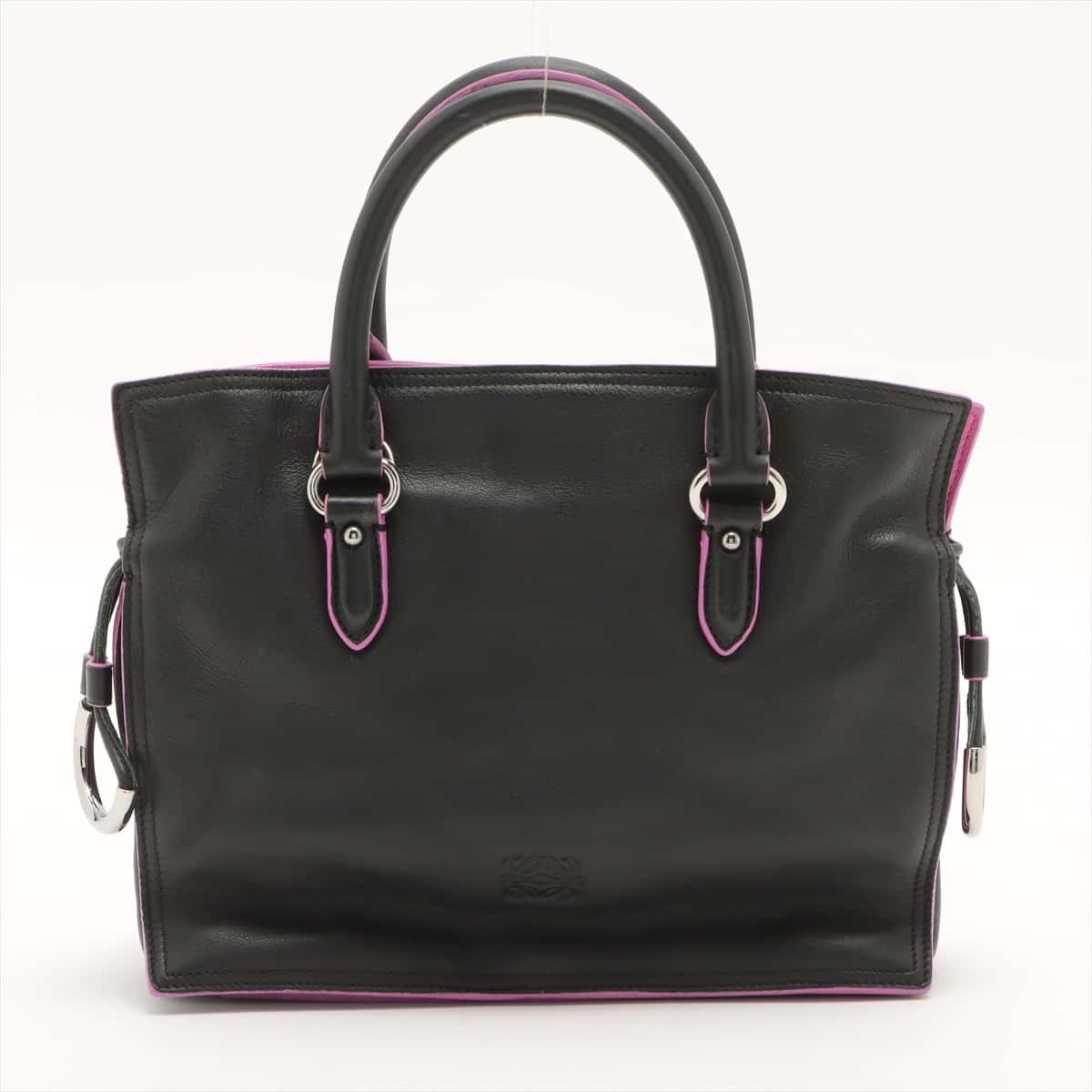 Loewe Flamenco Nappa leather 2way handbag Black