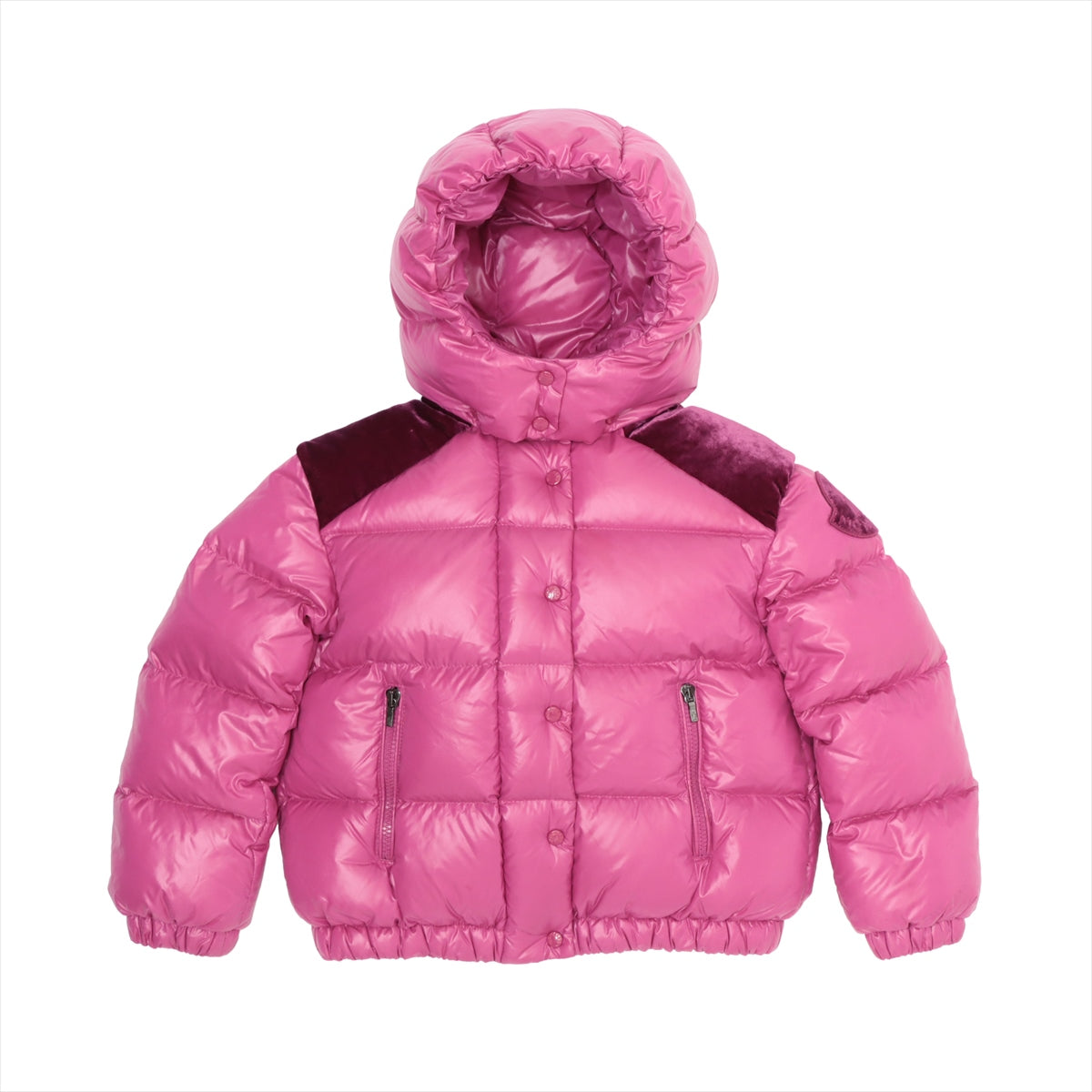 Moncler CHOUETTE 19-year Rayon * Naylon Down jacket 8anni 130cm Kids Pink  Detachable hood