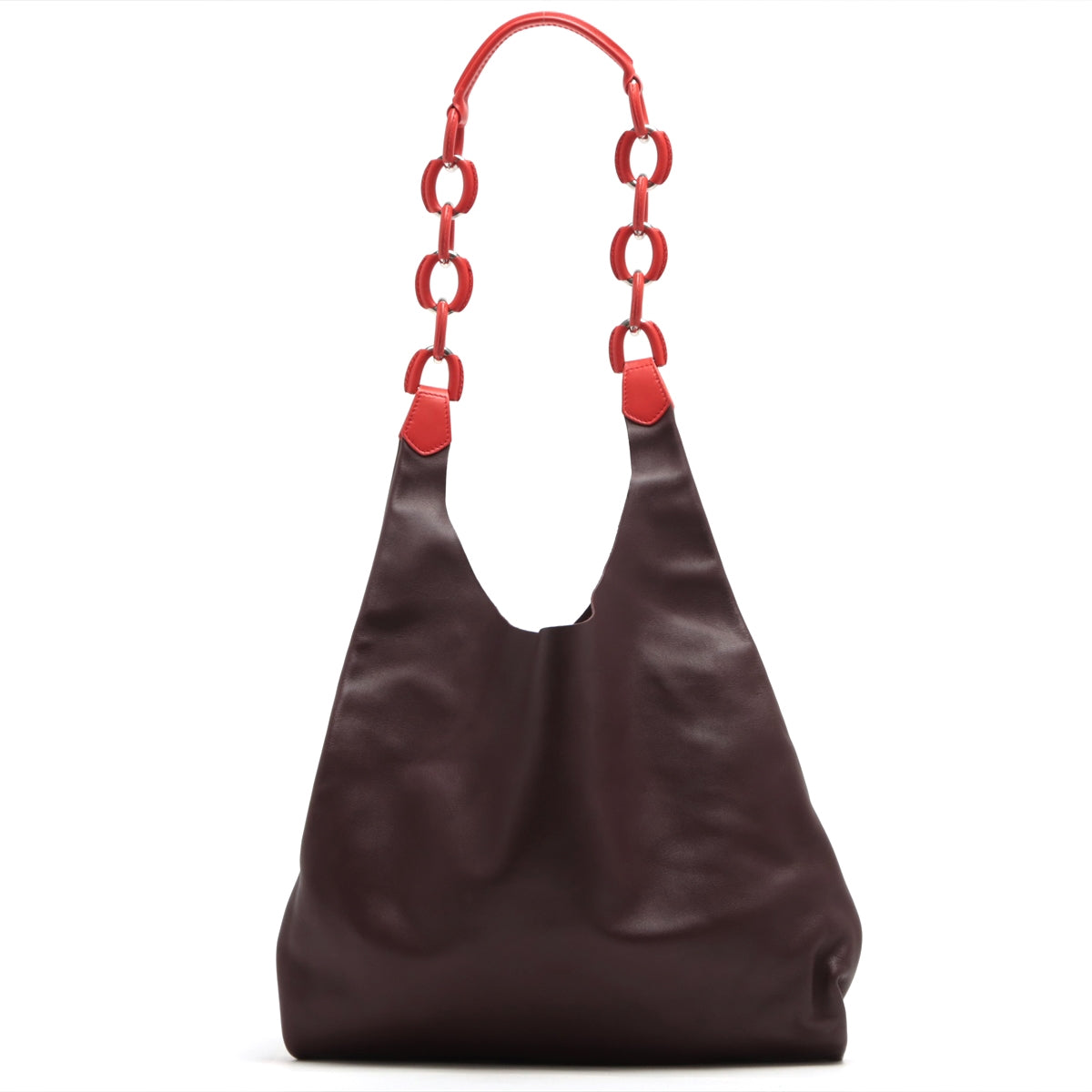 Burberry Leather Shoulder bag Bordeaux