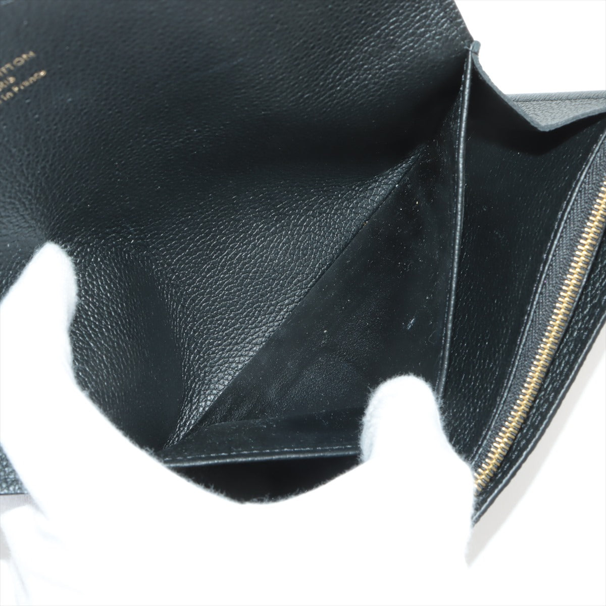 Louis Vuitton Monogramme Anplant Portefeuille sarah M61182 Noir Wallet
